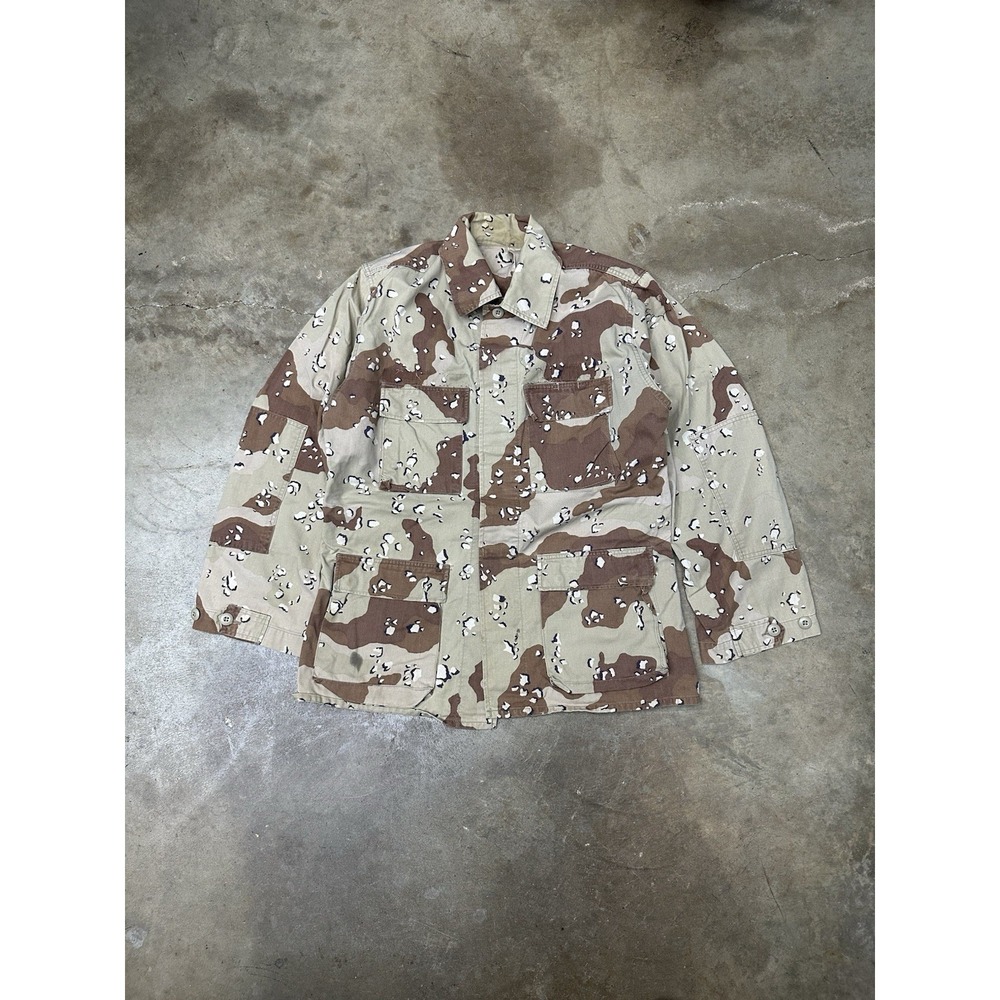 Vintage US Army Jacket Size Medium Desert Camo Chocolate Chip 80s